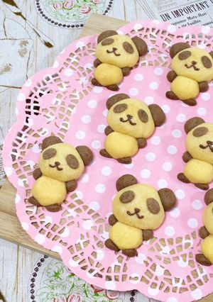 【立体クッキー】かわいいパンダクッキー♪-レシピのメイン写真