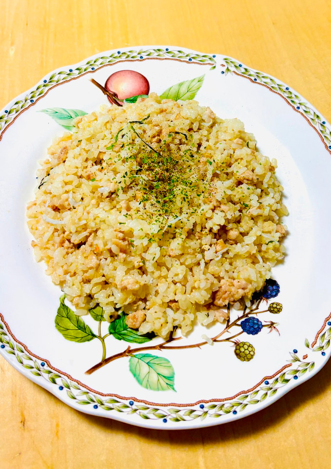 鶏ひき肉とシラスとシソで☆炒飯-レシピのメイン写真