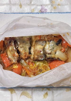 さば味噌とチーズキャベツの包み焼き-レシピのメイン写真