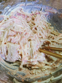 簡単大量消費☆えのきのたらこマヨ和え-レシピのメイン写真