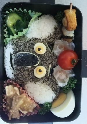 旦那⭐キャラ弁 映画『シング』のバスター-レシピのメイン写真
