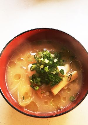 みそ汁 ＆オリーブオイル＋-レシピのメイン写真