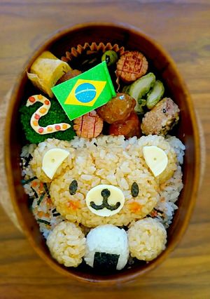 簡単キャラ弁♪くまさん♪-レシピのメイン写真