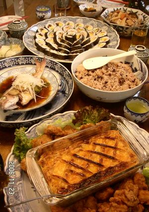 還暦のお祝いﾒﾆｭｰ-レシピのメイン写真