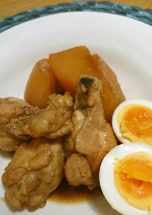 フライパン1つ♪手羽元と大根のすっぱ煮-レシピのメイン写真