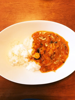 カフェ風トマトとほうれん草のカレー-レシピのメイン写真