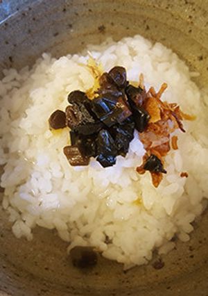 梅干しの種利用　梅出汁茶漬け-レシピのメイン写真