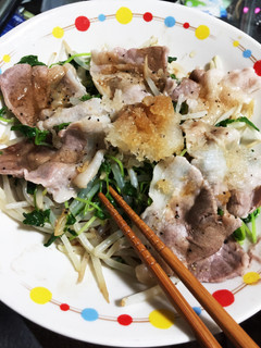 もやし・豆苗・豚バラのヘルシー蒸し-レシピのメイン写真