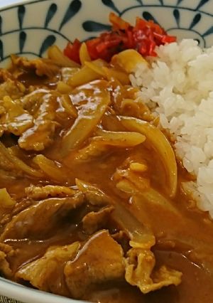 カレー粉でチャッチャと作る一人前カレー-レシピのメイン写真