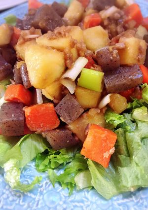 ころころ肉じゃがのサラダ風♪-レシピのメイン写真