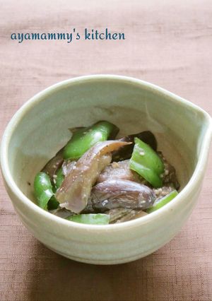 小さなおかず☆なすとピーマンの味噌炒め-レシピのメイン写真