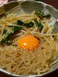 ダイエット★しらたきで作る醤油味焼きそば