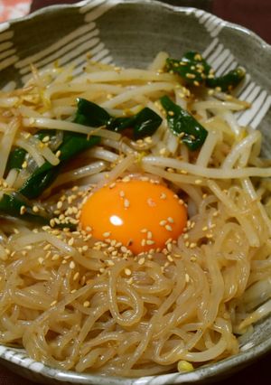 ダイエット★しらたきで作る醤油味焼きそば-レシピのメイン写真