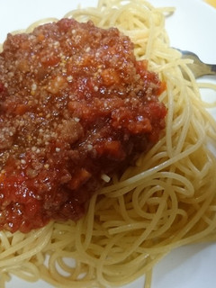 スパゲティミートソース-レシピのメイン写真
