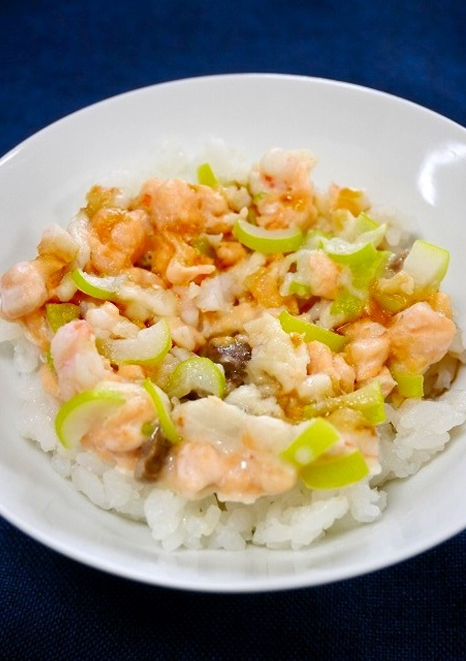 レンジで簡単！お寿司リメイクかき揚げ丼風-レシピのメイン写真