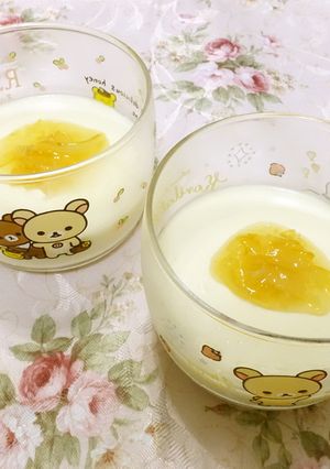 簡単！蜂蜜レモン風味の濃厚パンナコッタ♫-レシピのメイン写真