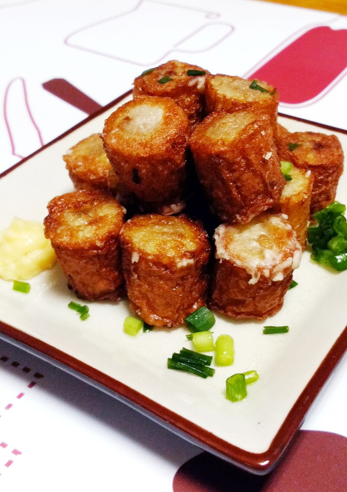 琉木綿豆腐とちくわの素揚げ（２～３人分）-レシピのメイン写真