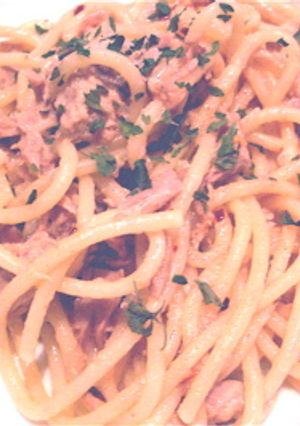 わさびマヨがうまい！ピリ辛ツナパスタ-レシピのメイン写真
