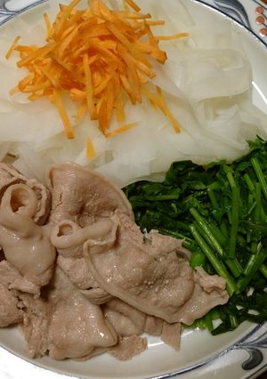 お鍋一つで☆冷しゃぶしゃぶしゃぶ-レシピのメイン写真