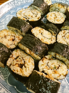 豚ひきそぼろのり巻-レシピのメイン写真
