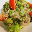 サバ水煮・トマトヘルシーサラダ