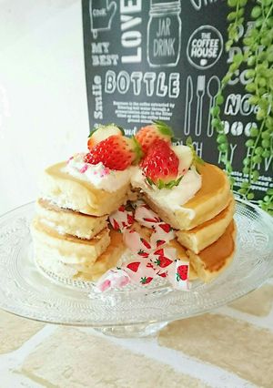 サプライズ！かくれんぼパンケーキ-レシピのメイン写真