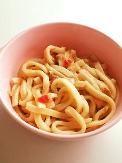 梅とツナのずぼら焼きうどん☆-レシピのメイン写真