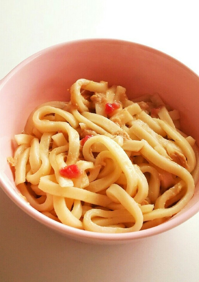 梅とツナのずぼら焼きうどん☆-レシピのメイン写真
