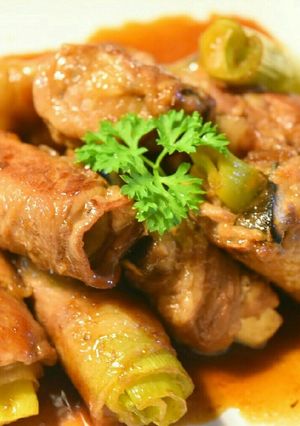 ボリューム満点！！巻き巻きしょうが焼き‼-レシピのメイン写真