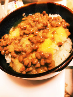 ランチに!卵おろし納豆ご飯!-レシピのメイン写真