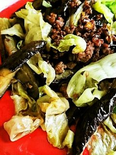 なすとレタスの香味オイスターソース炒め-レシピのメイン写真