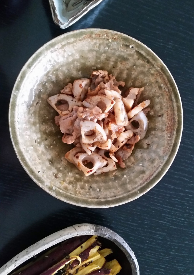 豚肉とれんこんのショウガ焼き-レシピのメイン写真