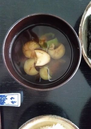 茄子とピーマンのお味噌汁-レシピのメイン写真