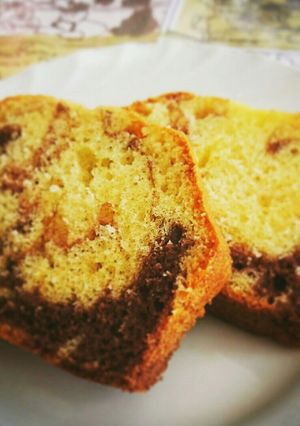 ホットケーキミックスでマーブルパウンド-レシピのメイン写真
