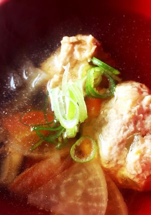 ふんわり柔らか鶏のつみれ汁-レシピのメイン写真