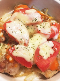 ★鶏肉とトマトのオーロラチーズ焼き★-レシピのメイン写真