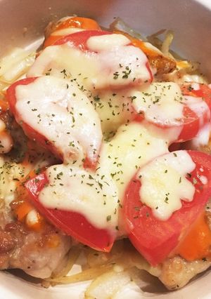 ★鶏肉とトマトのオーロラチーズ焼き★-レシピのメイン写真