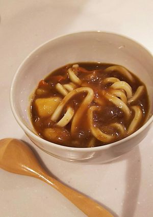 カレーうどん☆昨日の残りカレーリメイク-レシピのメイン写真