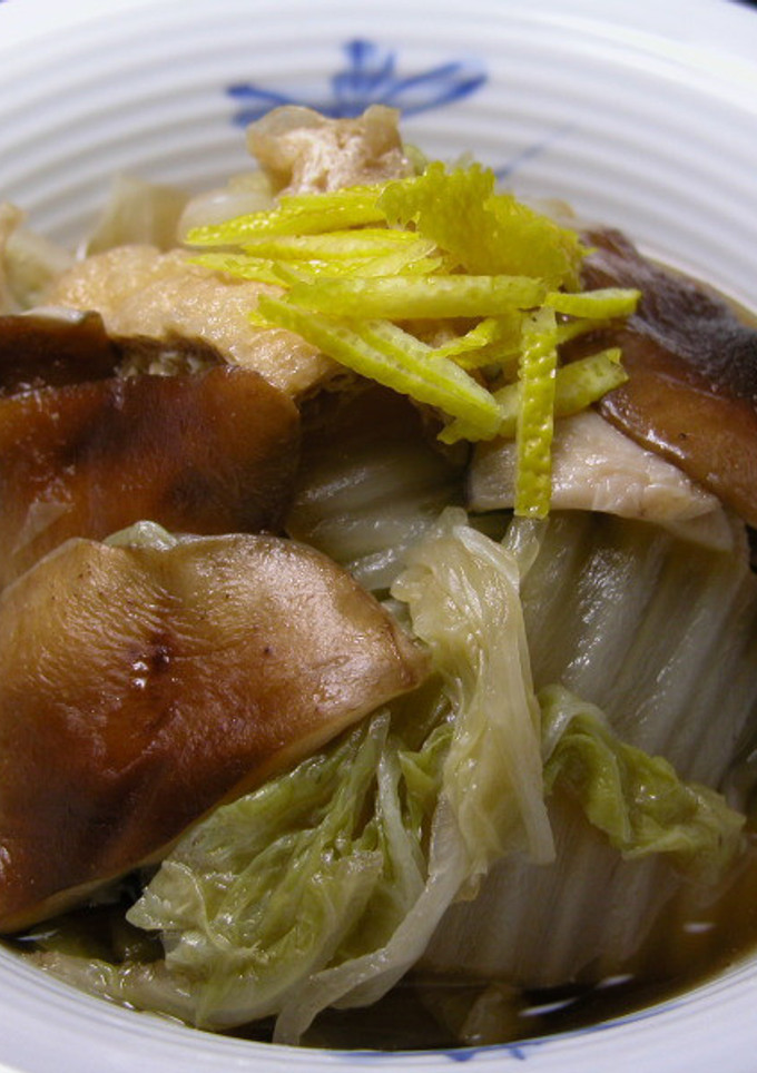 白菜・油揚げ・しいたけの炊き合わせ-レシピのメイン写真