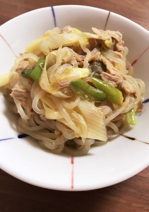簡単！しらたきツナ煮-レシピのメイン写真