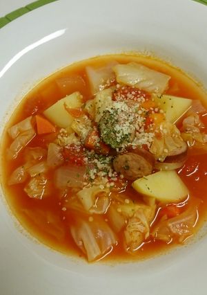 計量なし♪食べるミネストローネ-レシピのメイン写真