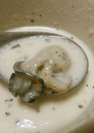 カキとホタテのクラムチャウダ 即席-レシピのメイン写真