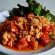 【簡単・前菜】たまごとトマトの胡麻油炒め
