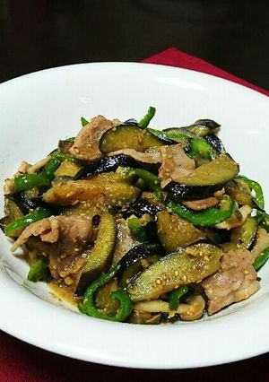 茄子と豚バラ肉の甘味噌炒め☆-レシピのメイン写真