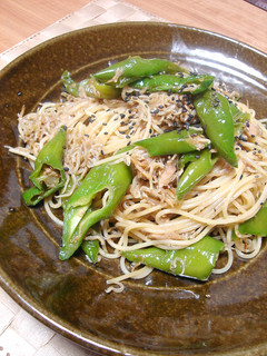 万願寺とうがらしとじゃこのパスタ-レシピのメイン写真