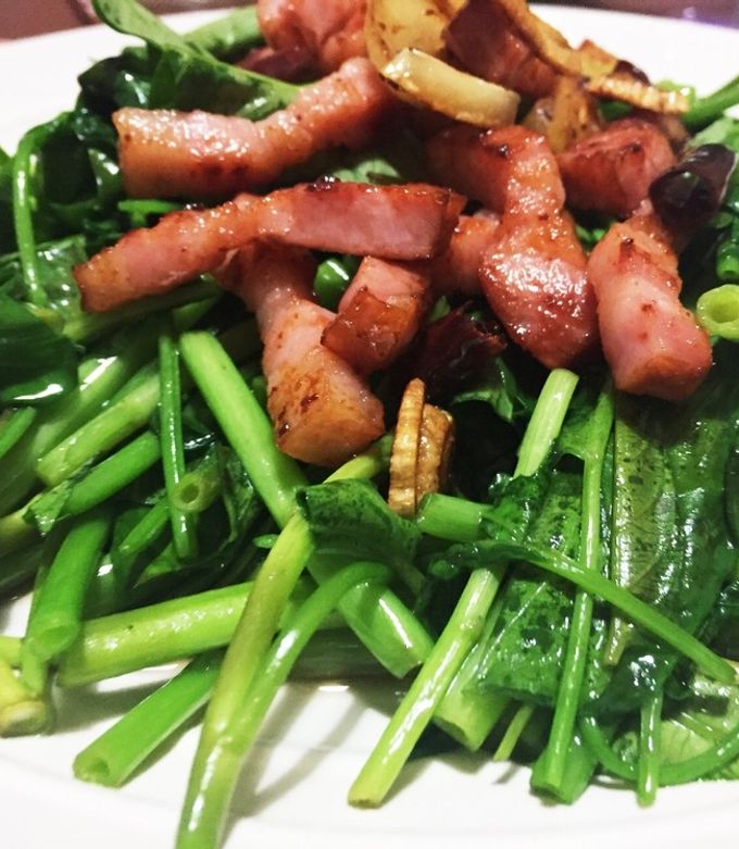 ✨空芯菜とベーコン by utsuhiro✨ 【クックパッド】 簡単おいしい