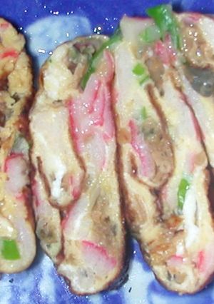 しじみの佃煮＆長ネギ＆カニカマ入り卵焼き-レシピのメイン写真