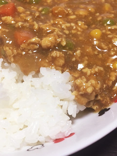 節約飯♪ チキンキーマカレー♪-レシピのメイン写真