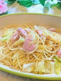 春キャベツとベーコンのミルクパスタ♪-レシピのメイン写真