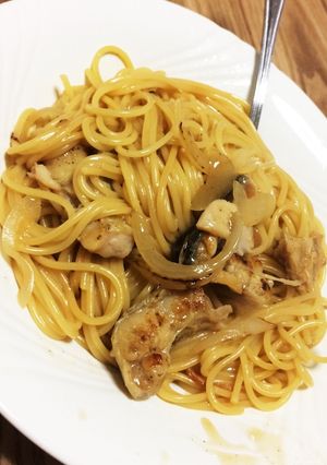 鱈と玉ねぎの簡単和風パスタ-レシピのメイン写真